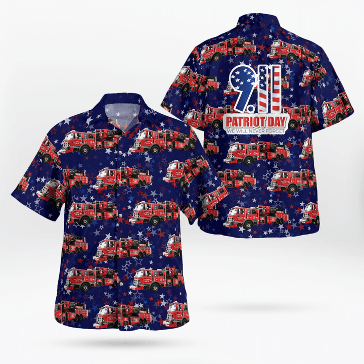 Patriot Day, Claymont Fire Company, Delaware Hawaiian Shirt KTLT1807BG09