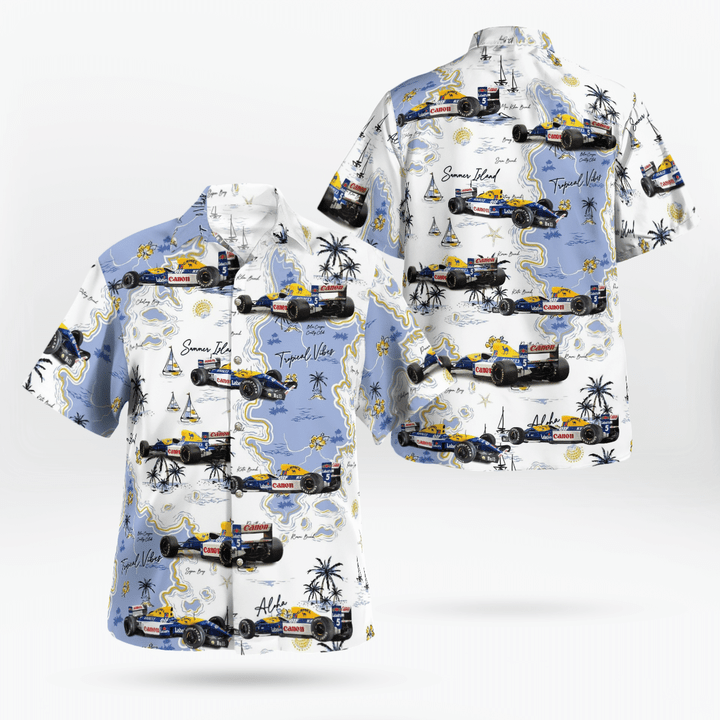 Williams Racing FW14B Formula One Car Hawaiian Shirt NLMP0208BG04