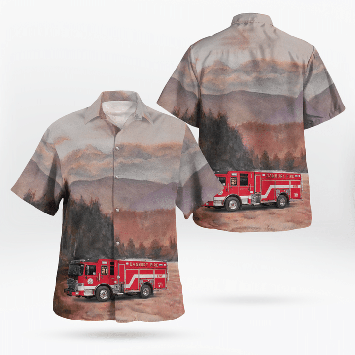 Danbury Fire Department, Danbury, Connecticut Hawaiian Shirt NLMP2608BG12
