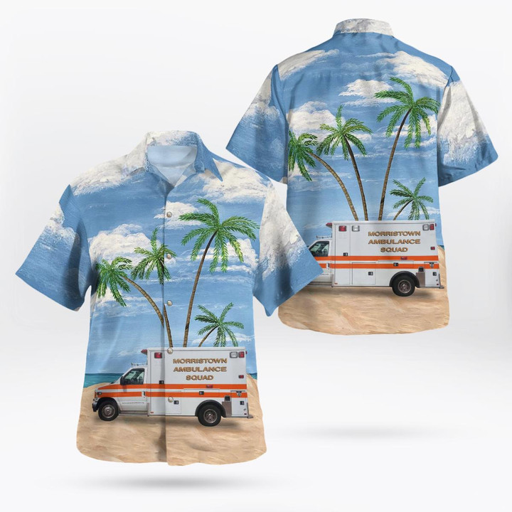 Morristown, New Jersey, Morristown Ambulance Squad Hawaiian Shirt DLTT2908BG15