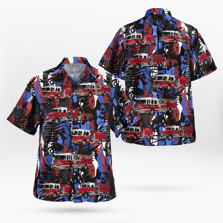 Millwood, New York, Millwood Fire Company #1 Hawaiian Shirt DLHH0809BG05