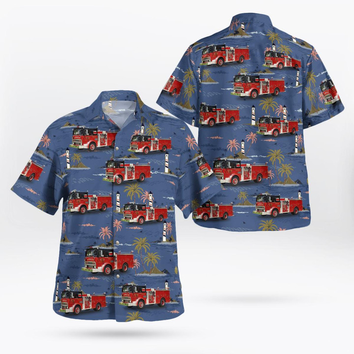 Harvey, Illinois, Harvey Fire Department Hawaiian Shirt DLHH1409BG02