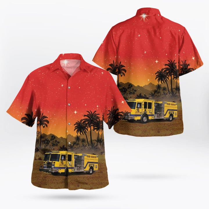 Roxbury Company 1 Fire and EMS, Succasunna, New Jersey Hawaiian Shirt NLMP1509BG11
