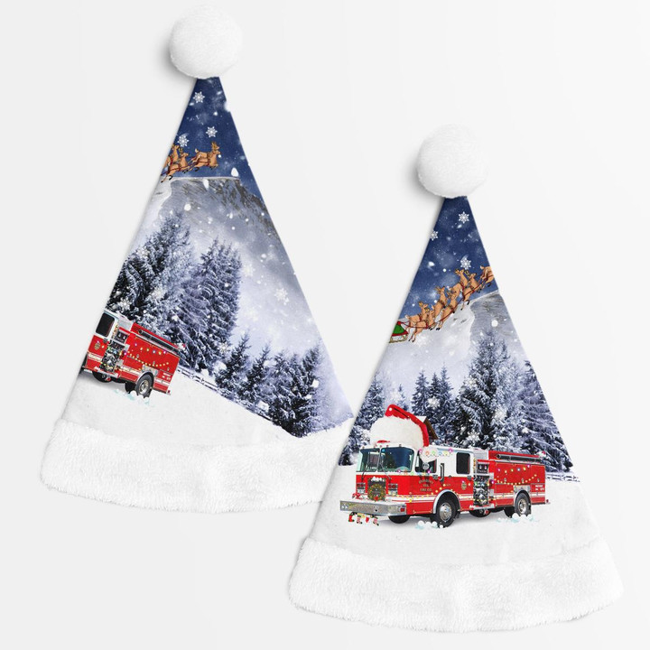 Dorothy Volunteer Fire Company, Dorothy, New Jersey Christmas Santa Hat NLSI1709BG03