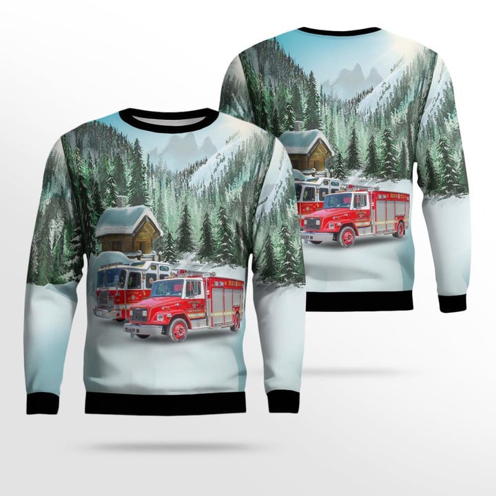 Litchfield, New Hampshire, Litchfield Fire Department AOP Ugly Sweater DLTT0812BG10