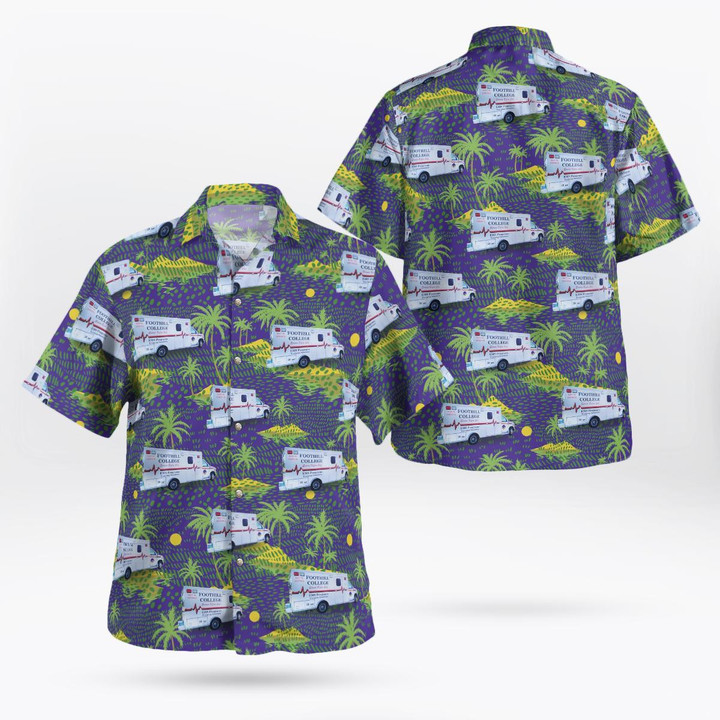 Sunnyvale, California, Foothill EMS Hawaiian Shirt DLHH0111BG10