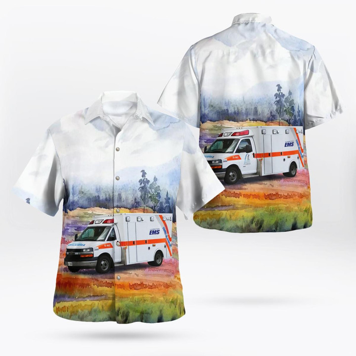 Petrolia, Ontario, Lambton EMS Hawaiian Shirt DLTT2202PD06