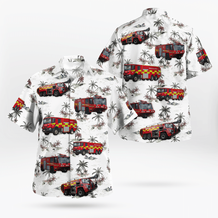 NLMP1810BC12 Defence Fire and Rescue Service Hawaiian Shirt
