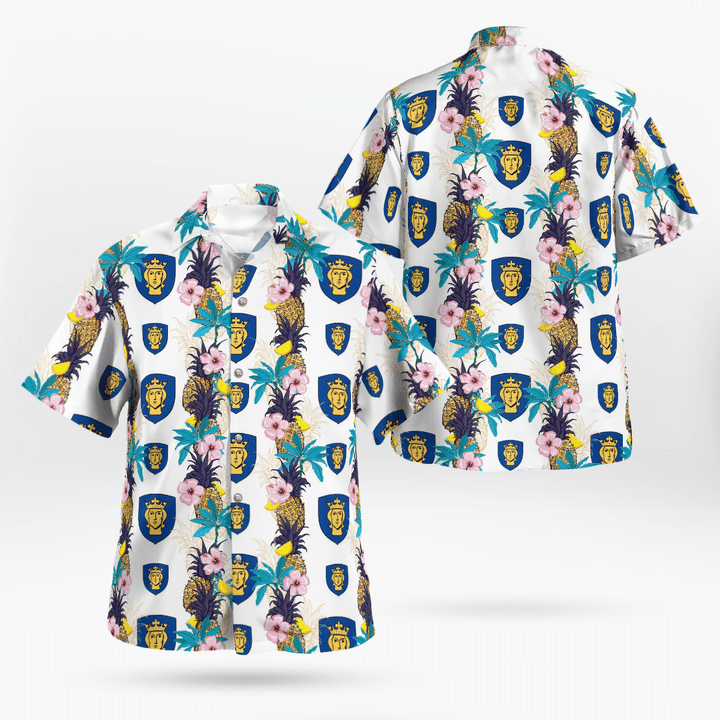 DLTH1810BC06 Sweden, Stockholm Hawaiian Shirt
