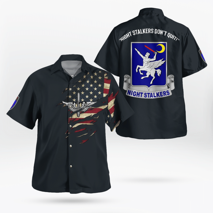 NLSI0103BG07 Army 160th Special Operations Aviation Regiment (Airborne) Hawaiian Shirt