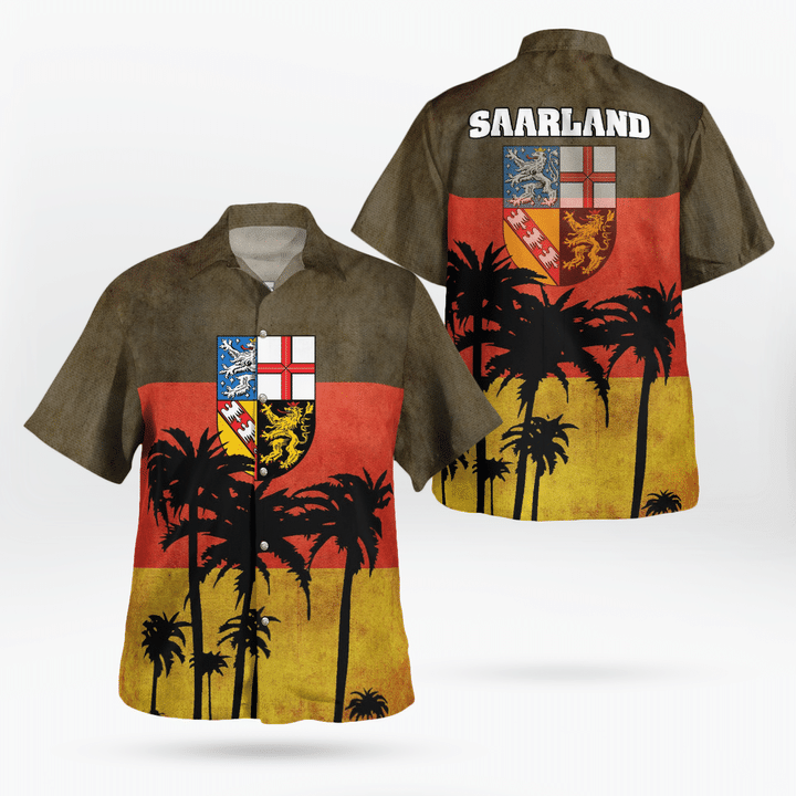 DLTT0604BG15 Germany, Saarland Hawaiian Shirt
