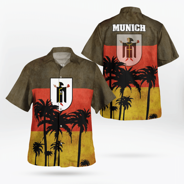 DLTT0604BG14 Germany, Munich Hawaiian Shirt