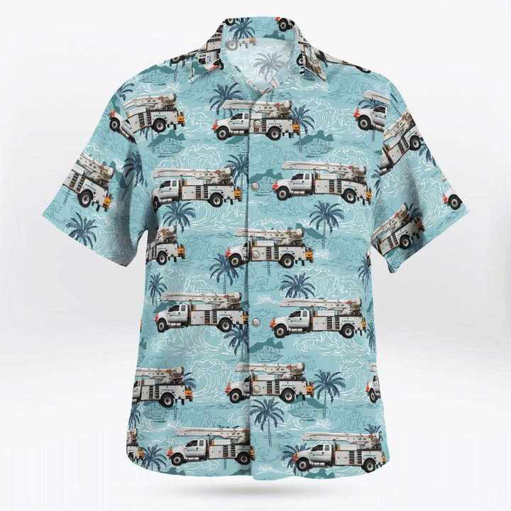 KAHH1705BG11 DTE Energy Hawaiian Shirt