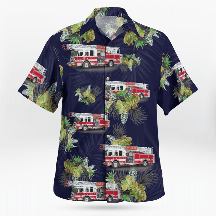 TRMP2605BG03 Katy, Texas, Harris County ESD No.48 Hawaiian Shirt