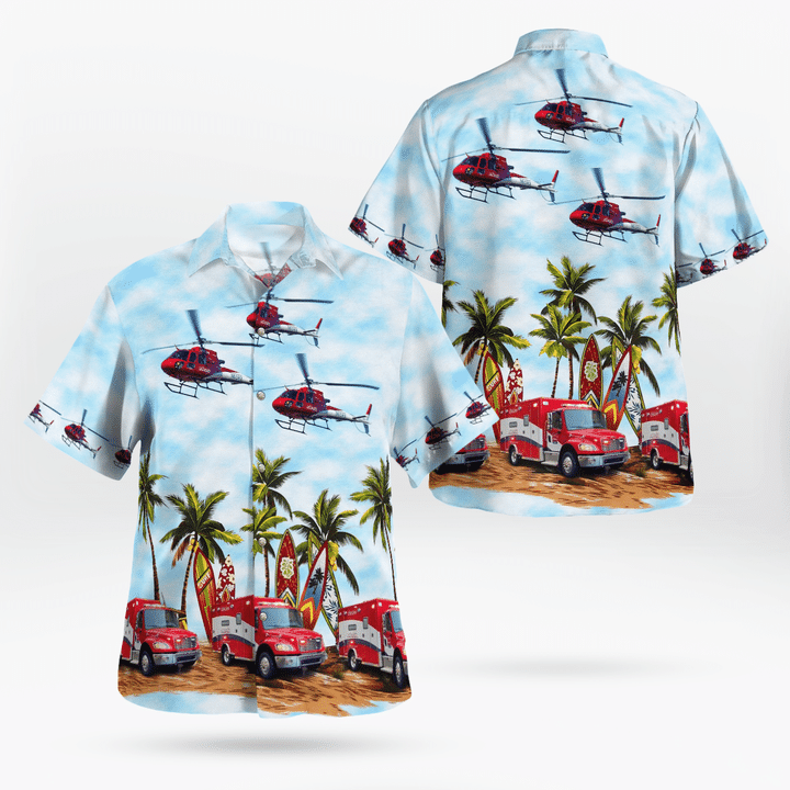 TRMP0206BG08 Colorado, UCHealth LifeLine Hawaiian Shirt