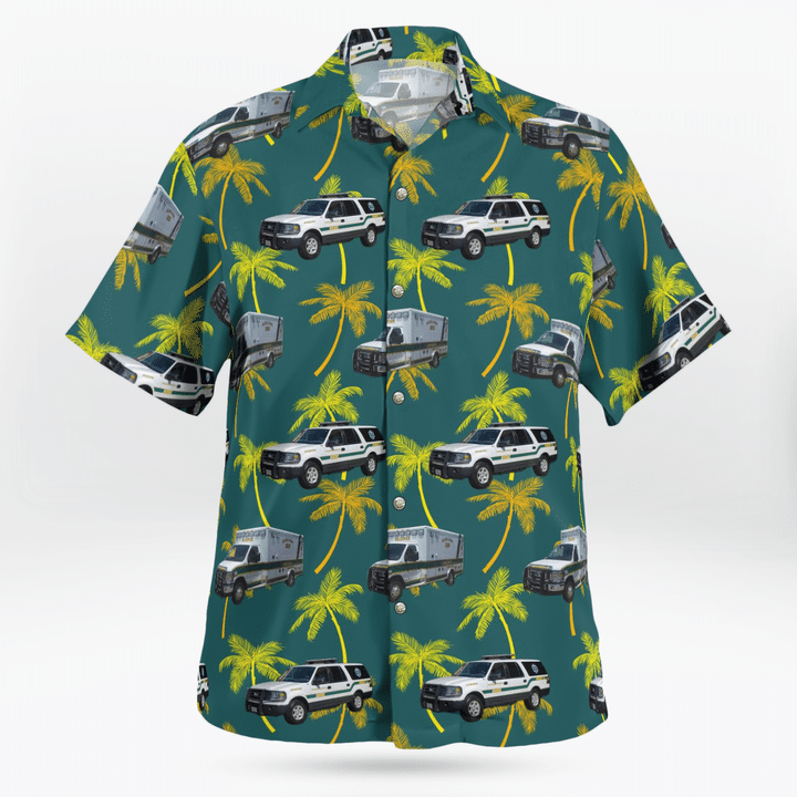 DLHH0806BG02 Halifax, North Carolina, Halifax County EMS Hawaiian Shirt