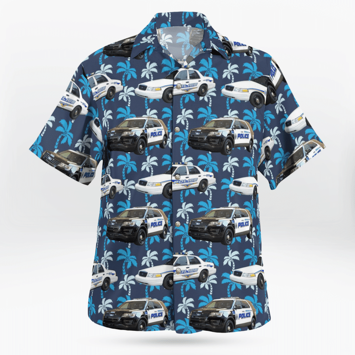TNLT1106BG01 Birmingham Police Department, Alabama Fleet Hawaiian Shirt