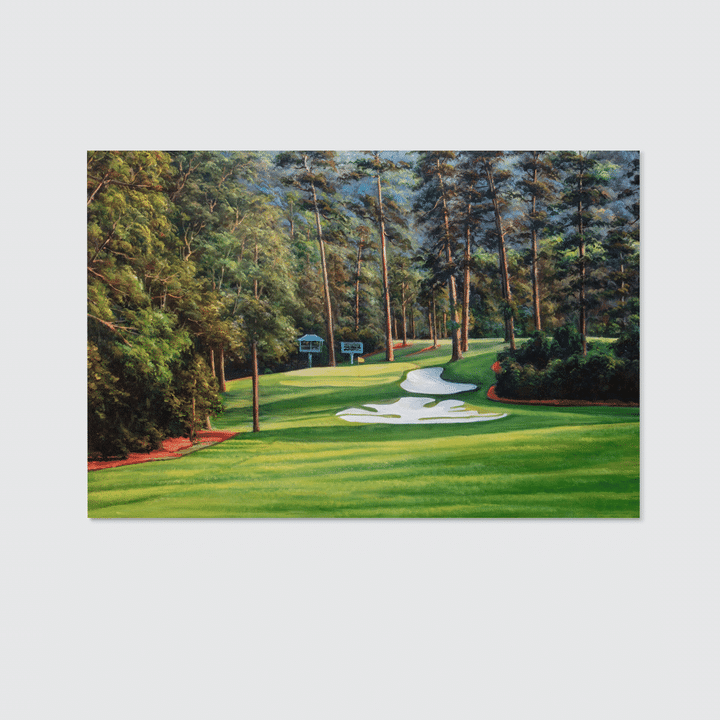 TRHH3006BG09 Augusta, Georgia, Augusta National Golf Club, 10th Hole "Camellia" Landscape Canvas