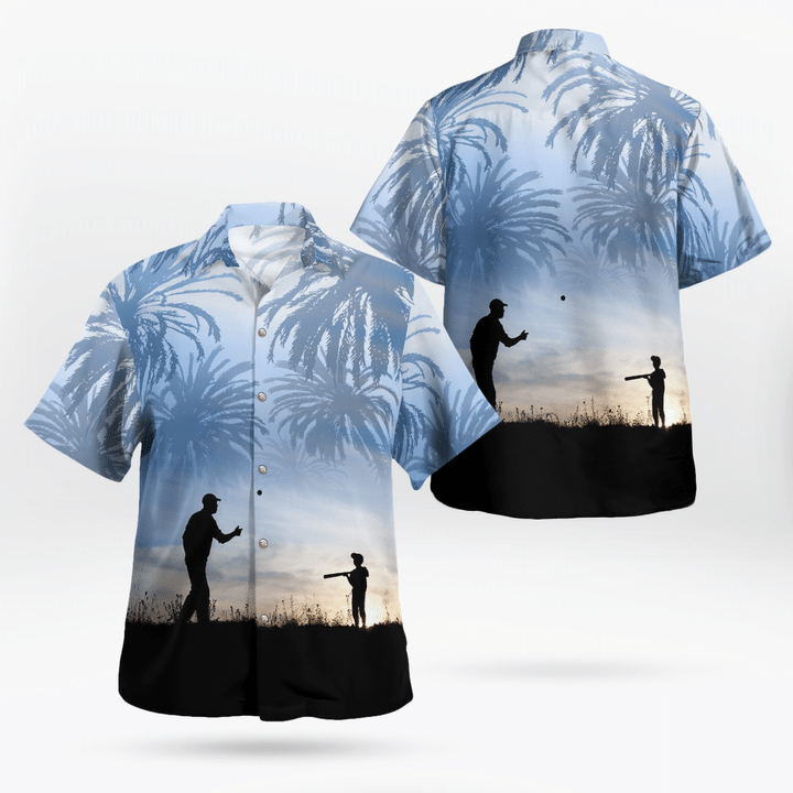 Baseball Father and Son Hawaiian Shirt BCTT1507BG10