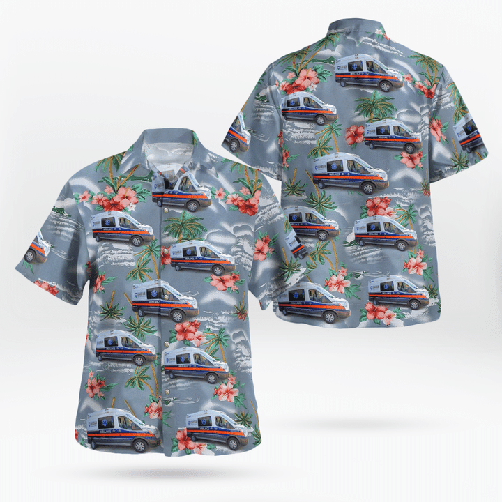 Guardian Ambulance, Florence, South Carolina Hawaiian Shirt NLMP1907BG02