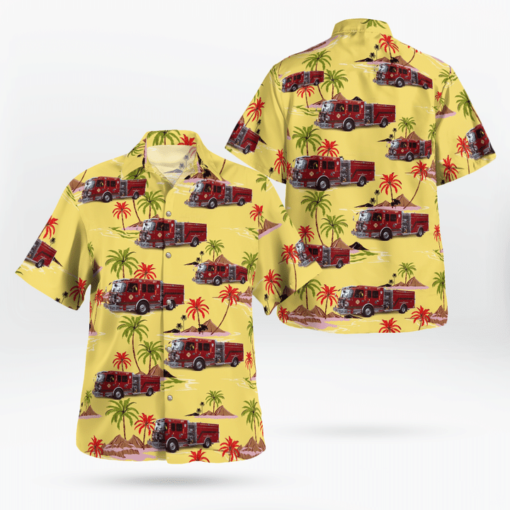 Flower Hill Hose Company 1, Port Washington, New York Hawaiian Shirt NLMP1907BG09