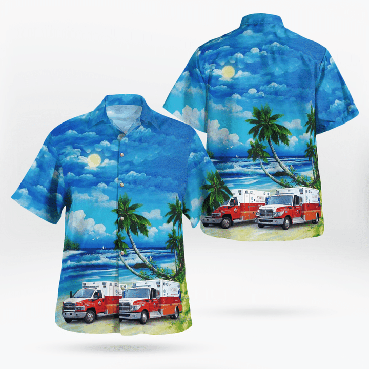 Foxwall EMS, Pittsburgh, Pennsylvania Hawaiian Shirt NLSI2307BG06