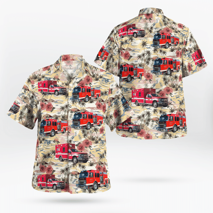 Payson Fire Rescue, Payson, Utah Hawaiian Shirt NLSI1908BG01