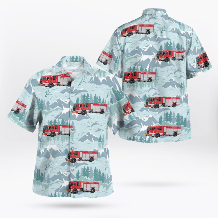 Mckees Rock, Pennsylvania, Moon Run Fire & Rescue Hawaiian Shirt DLTT1509BG04