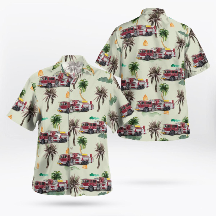 Butler, Pennsylvania, Butler Bureau of Fire Hawaiian Shirt DLMP1509BG06