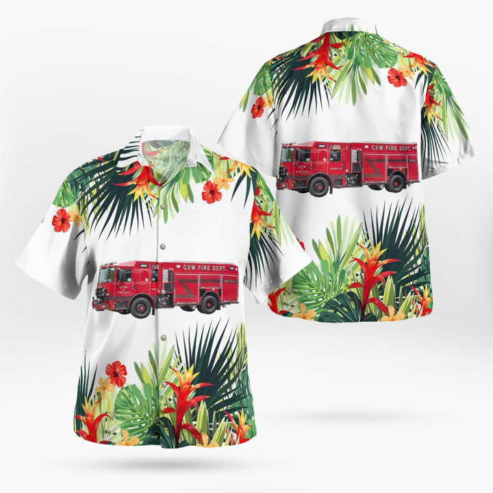 Graniteville, South Carolina, G.V.W. Fire Department Hawaiian Shirt DLTT1709BG03