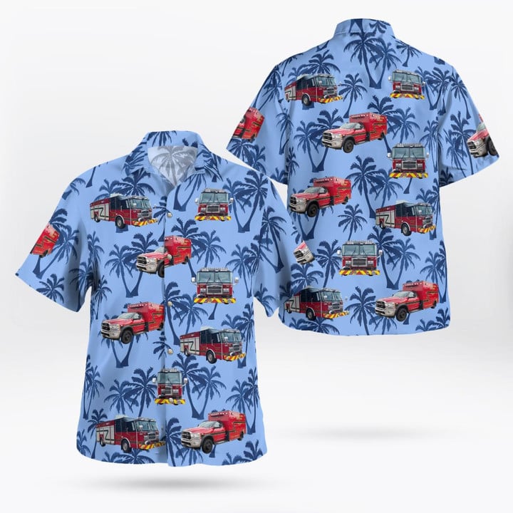 Cottage Grove, Minnesota, Cottage Grove Fire Department Hawaiian Shirt DLTT1909BG02