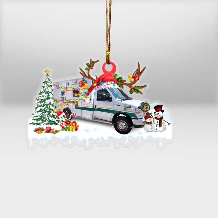 Crozer EMS, Upland, Pennsylvania Christmas Ornament NLSI1909BG10