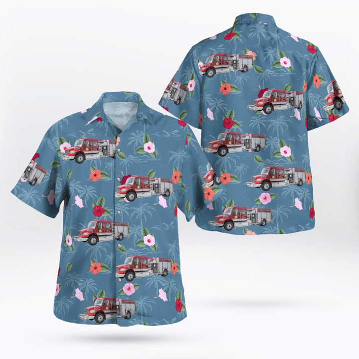 Miami, Oklahoma, Quapaw Tribe Fire & EMS Hawaiian Shirt DLTT2109BG01