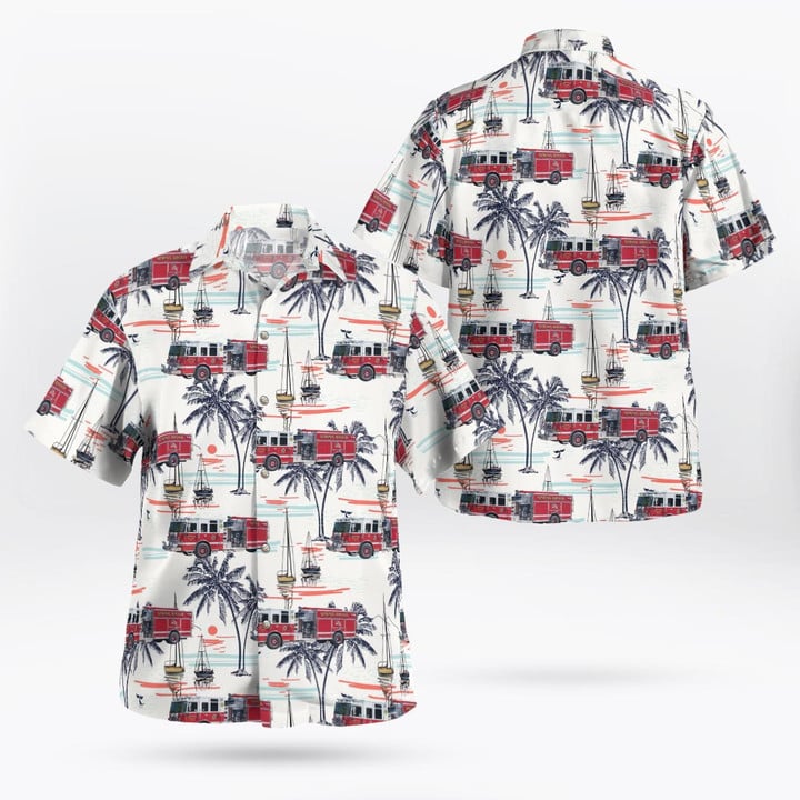 SPRING BROOK, NEW YORK, SPRING BROOK FIRE DISTRICT #1 Hawaiian Shirt DLTD2209BG02