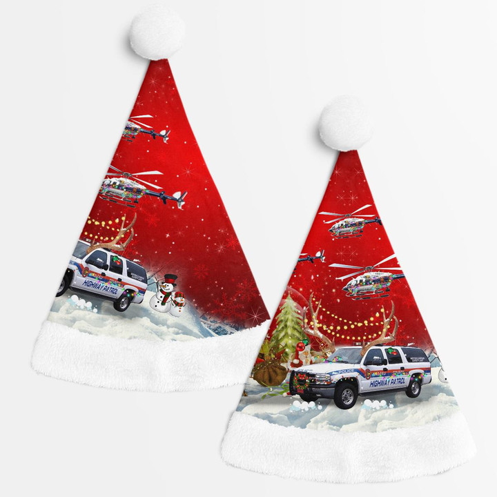 Nassau County Police, New York Bell 407 & Car Christmas Santa Hat NLSI2209BG11