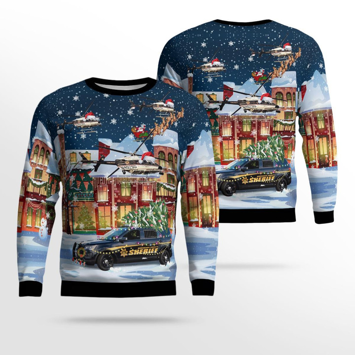 Onondaga County Sheriff, New York Christmas AOP Ugly Sweater NLSI1709BG06