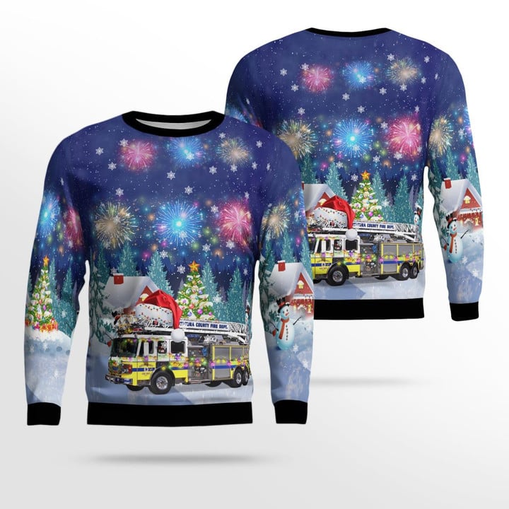 Ventura County Fire Department Christmas AOP Ugly Sweater NLSI0811BC12