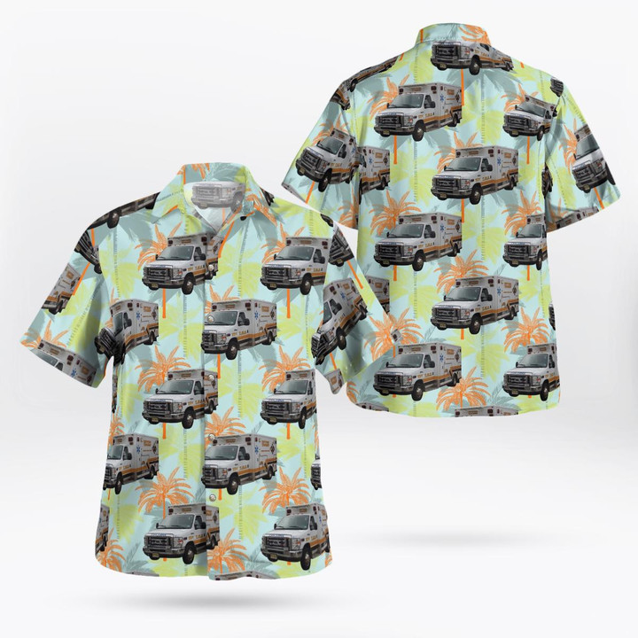 Deptford, New Jersey, Deptford Township EMS Hawaiian Shirt DLTD1011BG01