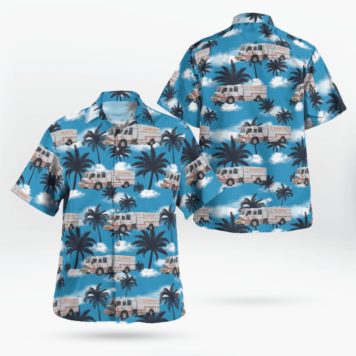 Allamuchy, New Jersey, Allamuchy Township - Rescue Hawaiian Shirt DLTD1708PD06