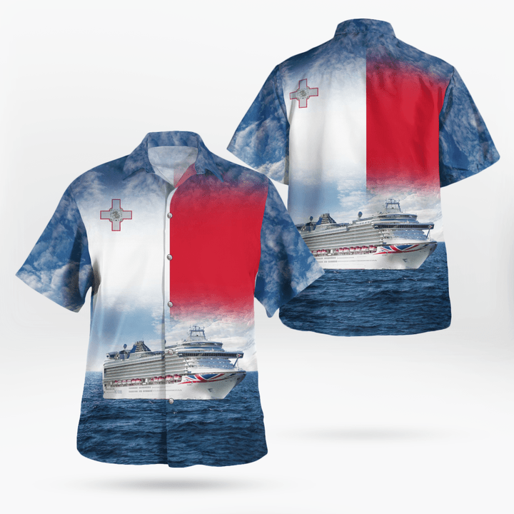 P&O Cruises MS Azura Hawaiian Shirt DLHH2505PD01
