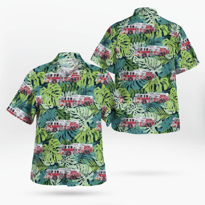 Millville, New Jersey, Millville Fire Department Hawaiian Shirt DLTD1001PT01