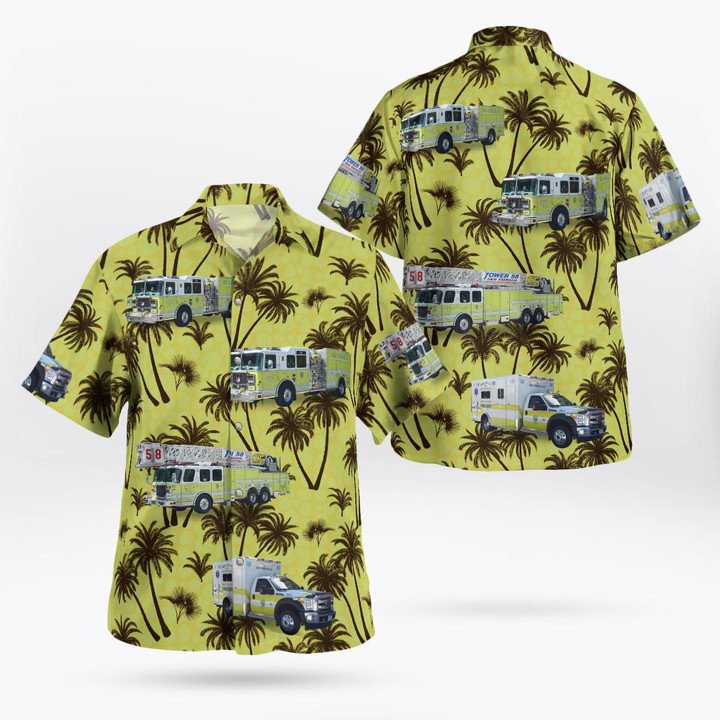 New Freedom, Pennsylvania, Rose Fire Company #1 Hawaiian Shirt DLHH1702PD11