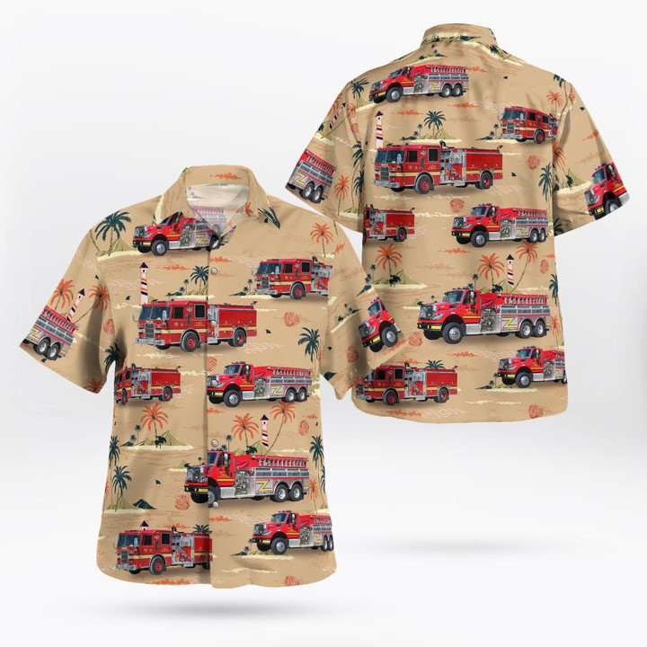 Lily, Kentucky, Lily Fire & Rescue Hawaiian Shirt DLHH1602PD05