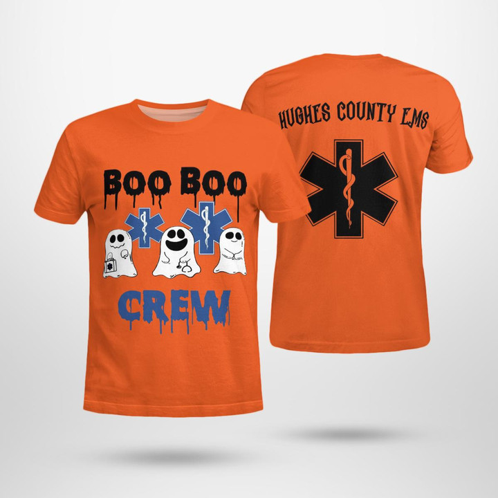 Hughes County Emergency Medical Service Halloween 3D T-shirt NLSI2910BG09