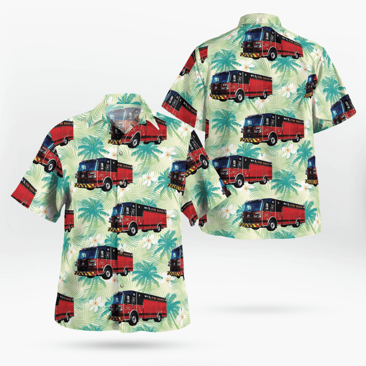 Wixom Fire Department, Michigan Hawaiian Shirt NLTD1705PD06