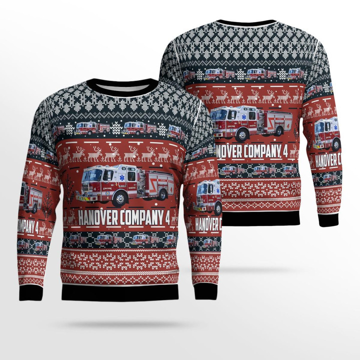 Hanover Company 4 AOP Ugly Sweater 3D DLTT1309BG01