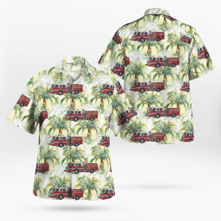 Falconer, New York, Falconer Fire Department Hawaiian Shirt DLTD1108PD01