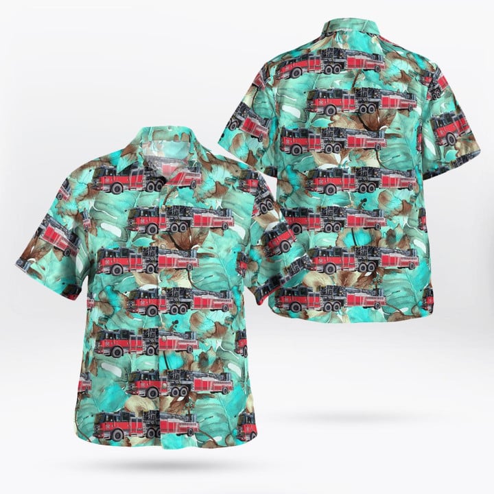 Everett, Washington, South County Fire Hawaiian Shirt DLTD2912BG01