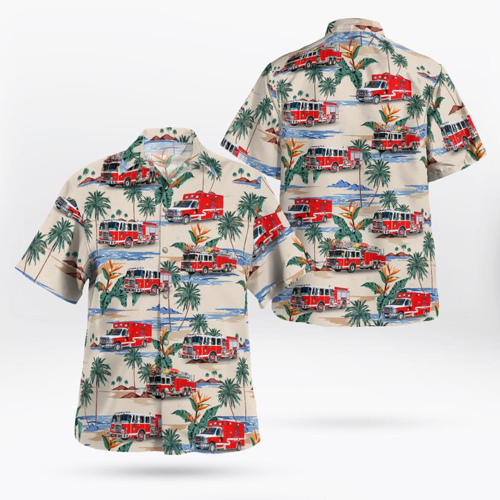 Manchester-by-the-Sea, Massachusetts, Manchester by the Sea Fire Department Hawaiian Shirt DLHH1511BG08
