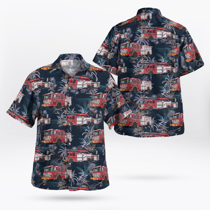 Mississauga Fire and Emergency Services, Mississauga, Ontario, Canada Hawaiian Shirt NLTD0601PD05
